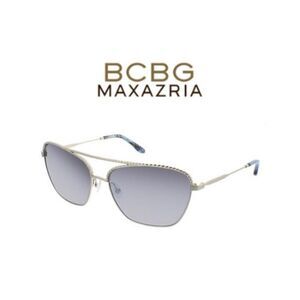 Bcbg Maxazria New Attract Silver Aviator Sunglasses